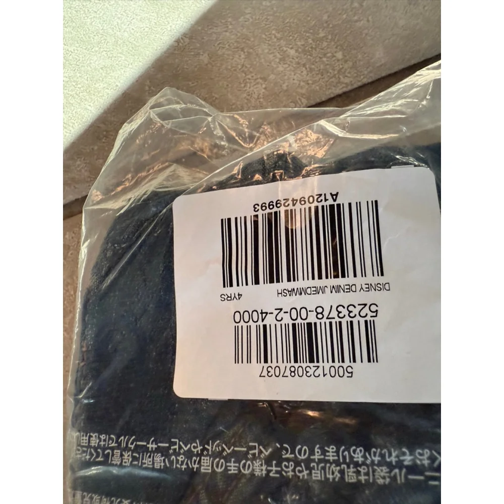 Boys Gap Disney Blue Mickey Mouse Jean Jacket 4T